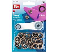 Bouton pression Prym Jersey 18 mm - Laiton antique (vieux laiton) pour tissus fins et extensibles