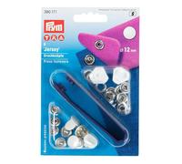 Bouton pression sans couture "Jersey" 12 mm, blanc - Prym 390171