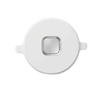 Bouton Home Complet avec nappe de connexion pour iPhone 4 Blanc