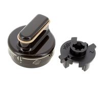 Bouton programmateur 1 a 3 marron - lave-vaisselle bauknecht