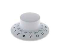 Bouton programmateur blanc pour Lave-linge Ariston