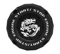 Bouton Push Start - Couvercle D'interrupteur D'allumage, Protection Du Moteur De Voiture | Anneau Anti scratch Avec Plumes, Accessoire De Voiture Décoratif Pour La Plupart Des Camions Et