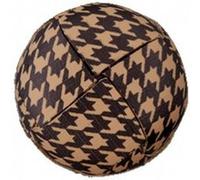 Bouton Recyclé cuir à queue 23 mm X 2 motif pied de poule - Union Knopf(...) - Marron Marron G