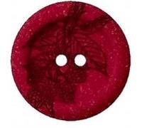 Bouton recyclé polyester motif fleur 2 trous 18 à 23mm - Prym(...) - 23-rouge 23-rouge