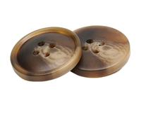 Bouton Résine Noir Boutons de manteau de costume pour hommes, Couleur 11, 2.5cm 10pièces