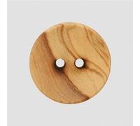 Bouton rond 2 trous en bois d’olivier - Ø 28 mm - Prym(...) - 016 Naturel 016 Naturel G