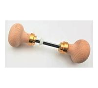 Bouton Rond Double, 1 Portée, Fixation Goupille, 6mm x 90mm, Bois Brut Dubois Industrie