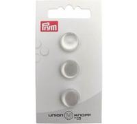 Bouton Rond en polyester à queue 14mm X3 - Prym(...) - Blanc Blanc