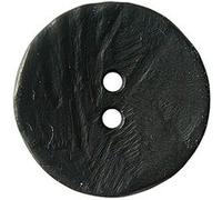 Bouton rond imitation bois 2 trous 30mm X 1 - Prym(...) - Noir Noir G