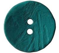Bouton rond imitation bois 2 trous 30mm X 1 - Prym(...) - Petrole Vert Petrole Vert G