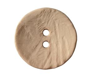 Bouton rond imitation bois 2 trous 40mm X 1 - Union Knopf