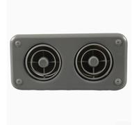 Bouton rond réglable pour grille d'aération pour systèmes CVC dans yacht, véhicule de chantier, véhicule de chantier, applications de chauffage à courant alternatif (double port gris)