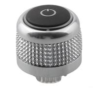 Bouton rotatif de rechange pour radio multimédia de voiture - En plastique noir - Compatible avec A1 2011-2018 Q3 RSQ3 Sportback 2012-2018 - Pièce 8X0919070B - Installation facile