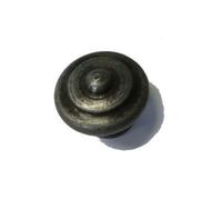 Bouton de meuble rustique boule n°24 acier patiné diamètre 30mm - BROS - 24A303