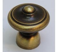 Bouton rustique N270 acier vieux bronze BROS - Ø30 - 270-A-30-4