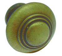 Bouton meuble zamak VX laiton 301 30 mm - BROS - 301Z4