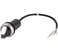 Bouton sélecteur Eaton C22-WRK-K10-P62 186167 levier noir, blanc 1 x 60 ° décrochage par rotation 1