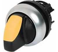 Bouton sélecteur - EATON - M22-WRLK-Y - Plastique - Levier noir - Intérieur