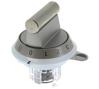 Bouton Sélecteur Gris 00646346 Pièce Détachée Électroménager - Remplacement Commutateur Rotatif Compatible Lave-Vaisselle Lave-Linge