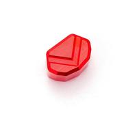 Bouton Signalisation Capuchon De Clignotant pour Yam&AHA YZF R1 YZFR3 YZF R6 YZF R7 R25 YZF-R125 R15 V3(Red)