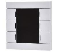 Bouton Smart 86, 6 Zones de capteur avec écran Couleur, Blanc Pur Brillant - BE-TAS86.02