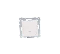 Bouton sonnette LED 10 AX blanc Simon54 DD1L.01/11