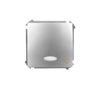 Bouton sonnette rétroéclairé 10AX Simon Basic BMD1L.01/43