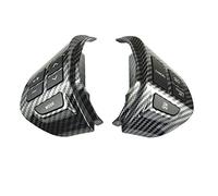Bouton sonore du volume du volant gauche et amp; Droit/Fit for ITSUBISHI/Fit for LANCER/Fit for OUTLANDER ASX 2007 2008 2009 2010 2011(Carbon Fiber)