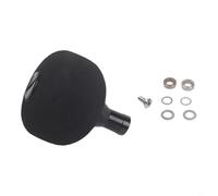 Bouton sphérique en EVA pour la personnalisation du moulinet de pêche, adapté pour le lancer et les moulinets, comprend un ensemble complet de roulements, rondelles et vis pour le montage (noir)