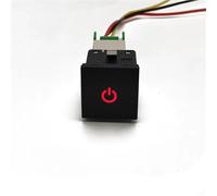 bouton start/stop Accessoires auto pour VW Jetta Golf 6 MK6, interrupteur à bouton-poussoir marche/arrêt LED rouge(Power)