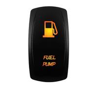 bouton start/stop Interrupteur à bascule LED orange 12 V-24 V, étanche, 20 A, lumière ambre, pour voiture, bateau, VTT, camping-car, machine automatique(FUEL PUMP)