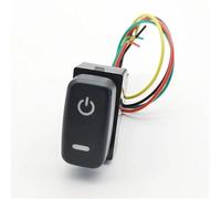 bouton start/stop Interrupteur à clé LED pour feux de jour, 1 pièce, bouton poussoir pour rétroviseur, compatible avec Mitsubishi Pajero(Power)