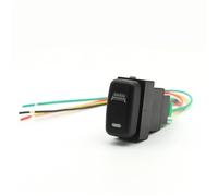 bouton start/stop Interrupteur à clé LED pour feux de jour, 1 pièce, bouton poussoir pour rétroviseur, compatible avec Mitsubishi Pajero(LED light bar)