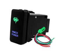 bouton start/stop Interrupteur d'alimentation pour barre lumineuse LED, compresseur auxiliaire marche/arrêt, compatible avec Toyota Tacoma, FJ Cruiser, Highlander(Winch Power)