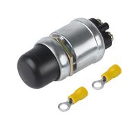 bouton start/stop Interrupteur de démarrage à bouton-poussoir 12 V-24 V, étanche, 60 A, robuste, pour voiture et camion(1 PC)