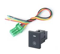 bouton start/stop Interrupteur de feux antibrouillard bleu BSM, verrouillage différentiel, bouton électronique pour chien, compatible avec VW Volkswagen Amarok(Rear fog lights)