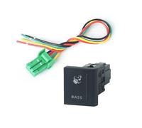 bouton start/stop Interrupteur de feux antibrouillard bleu BSM, verrouillage différentiel, bouton électronique pour chien, compatible avec VW Volkswagen Amarok(BASS MUSIC)