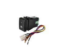 bouton start/stop Interrupteur pour feux arrière de voiture, interrupteur à bouton-poussoir pour projecteur LED avec fil, compatible Suzuki Jimny 2007-2015(Front fog lamp)