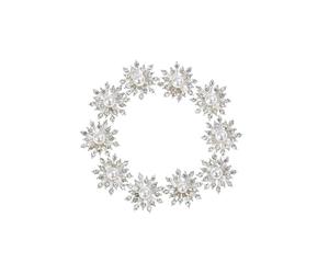 Bouton strass Lot de 10 boutons plats en plaqué perle for couture vêtements, bouton strass, décoration, épingle à cheveux, accessoire pour Couture(Pearl-Silver)