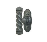 Bouton sur platine Armorique BRIONNE Fer patiné - Vis 5x35 Carré 7x65 mm - 1070200SP