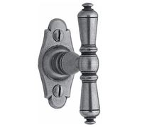 Bouton sur platine Nevers fer patiné verni BOUVET BO52PB2132