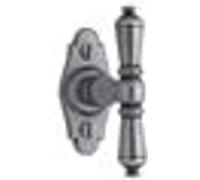 Bouton sur platine Nevers fer patiné verni - BOUVET - BO52PB2132 Noir G
