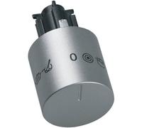 Bauknecht 481010567263 Whilpool Bouton rotatif 2 cercles Argenté Privileg