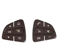 Bouton Télécommande Croisière 09990502009107 Ensemble De Boutons Commande Volant Pour Benz C Pour GLC W205 W253(Brown 1 Pair)