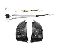 Bouton Télécommande Croisière Bouton Commande À Distance Multifonction Pour Volant Pour Hyundai Pour Elantra HD 2008 2009 2010(Carbon fiber-8 keys)