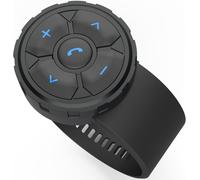 Bouton Télécommande Multimédia Bluetooth Pour Guidon De Voiture, Vélo, Moto, Motocyclette - Avec Fonctions Appels, Lecture/Pause, Piste Précédente/Suivante, Volume, Siri, Appareil Photo