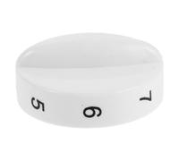 Bouton Thermostat Frigo Blanc ABS, Réglage Température, Trou 6 MM | Molette Mécanique Repères Lisibles, Installation sans Outil, Pièce Adaptée aux Réfrigérateurs et Congélateurs Coffre