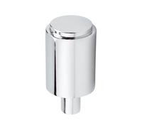 Bouton tirette de commande vidage évier NICOLL 532T, M6, laiton chromé, 45 x 25 mm