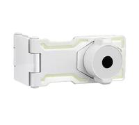 Bouton tournant à empreintes digitales en alliage de zinc pour tiroirs, armoires, empreintes digitales, armoire facile à installer