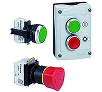 Bouton tournant non lumineux à manette IP69 Osmoz complet - 3 positions fixes